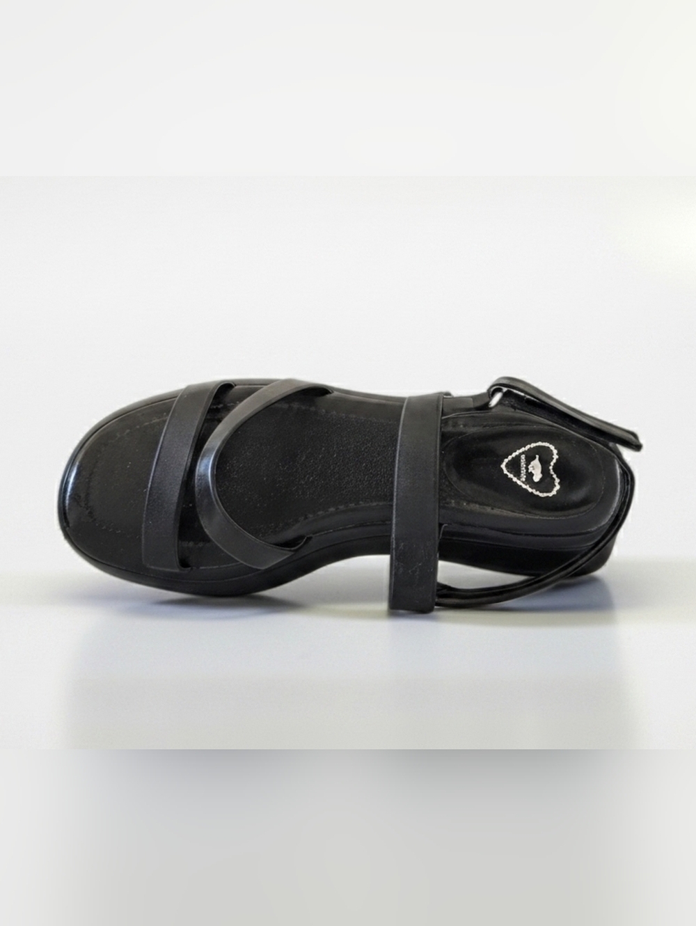 Rocket Dog Black Strappy Sandal with Ankle Buckle